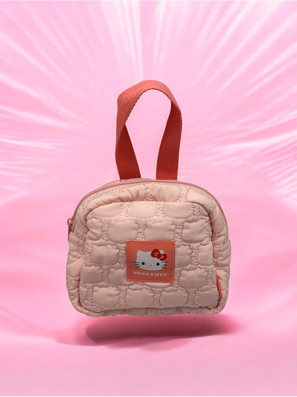 Hello Kitty Quilted Pink Mini Handbag